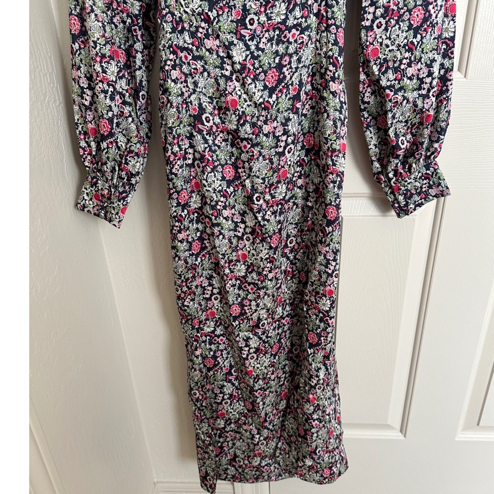 Cinq à Sept Quin Floral‎ Tie-Front Maxi Slit Dress Size 6? See Measurements - Picture 7 of 13